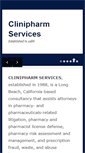 Mobile Screenshot of clinipharmservices.com